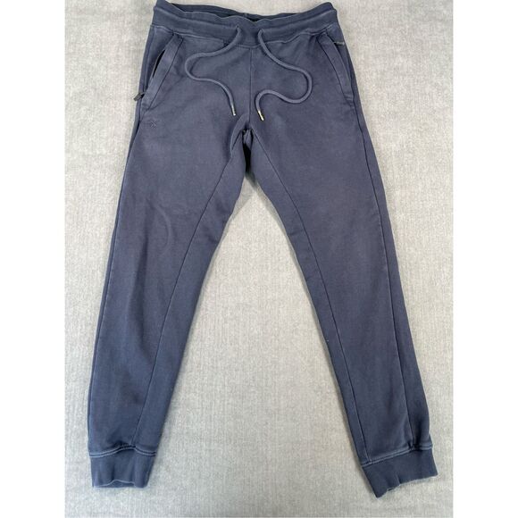 Jordan Craig Jogger Sweatpants Mens L Navy Fleece Tapered Athletic Fit Pockets - Picture 1 of 8